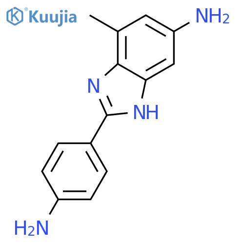 2-(4-Amino-phenyl)-7-methyl-1H-benzoimidazol-5-ylamine structure