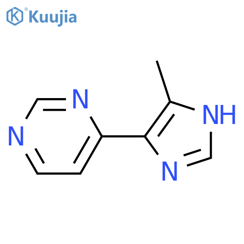 4-(5-methyl-1H-imidazol-4-yl)pyrimidine structure