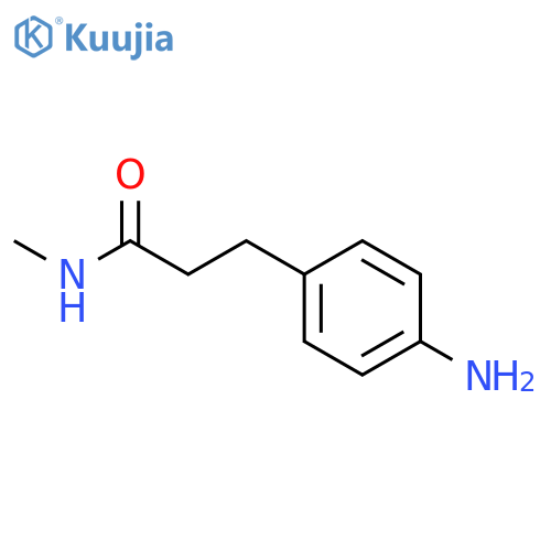 3-(4-Aminophenyl)-N-methylpropanamide structure
