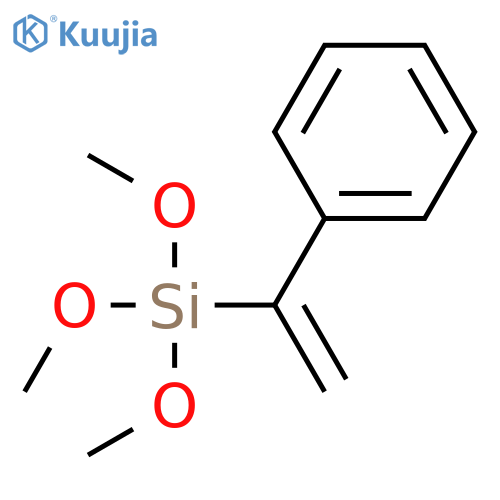SILANE, TRIMETHOXY(1-PHENYLETHENYL)- structure