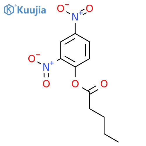 Pentanoic acid, 2,4-dinitrophenyl ester structure