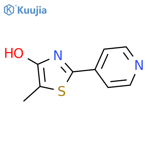 5-Methyl-2-(4-pyridinyl)-1,3-thiazol-4-ol structure