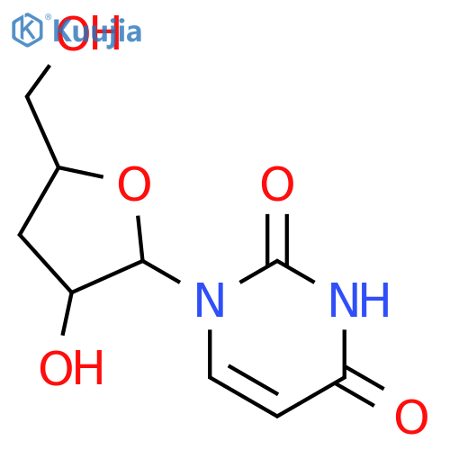 3′-Deoxyuridine structure