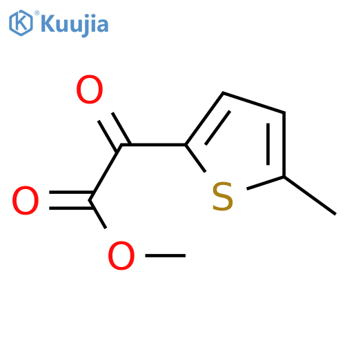 Methyl 5-methylthiophene-2-glyoxylate structure