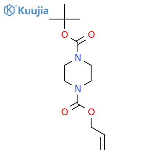1-ALLYL 4-TERT-BUTYL PIPERAZINE-1,4-DICARBOXYLATE structure