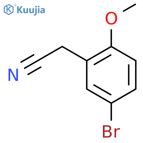 2-(5-Bromo-2-methoxyphenyl)acetonitrile structure