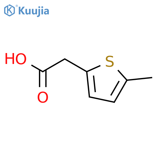 2-(5-Methylthiophen-2-yl)acetic acid structure
