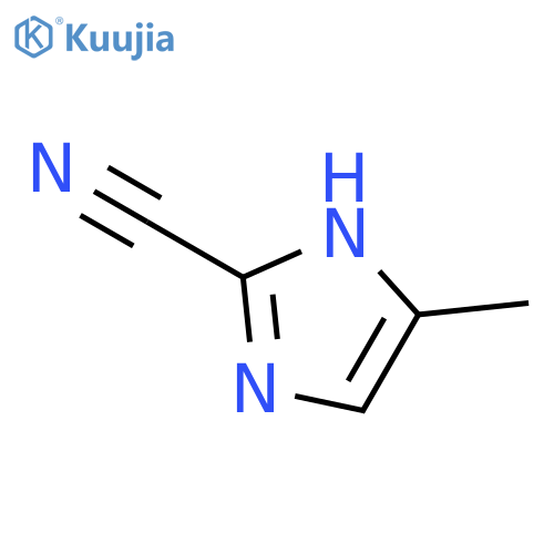4-methyl-1H-imidazole-2-carbonitrile structure