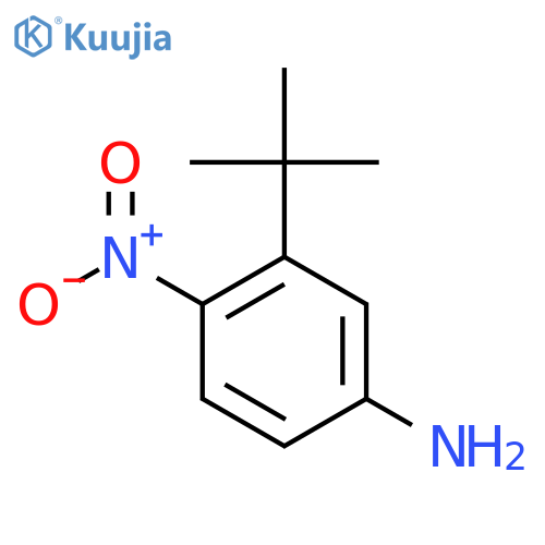 3-Tert-butyl-4-nitroaniline structure