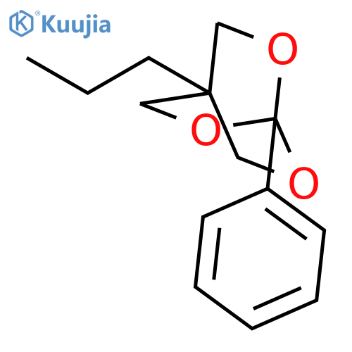 4-phenyl-1-propyl-3,5,8-trioxabicyclo[2.2.2]octane structure
