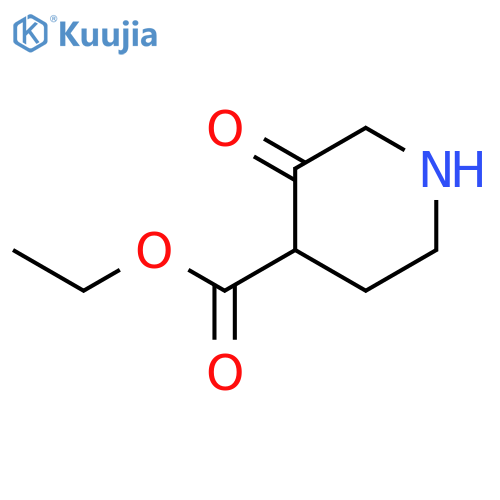 Ethyl 3-oxopiperidine-4-carboxylate structure
