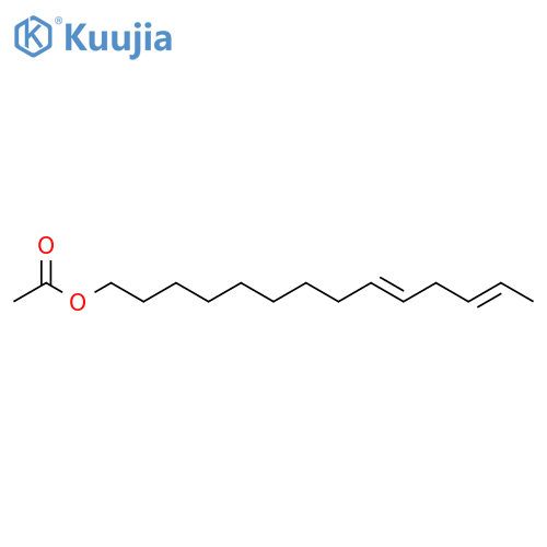 (E,E)- 9,12-Tetradecadien-1-ol Acetate structure