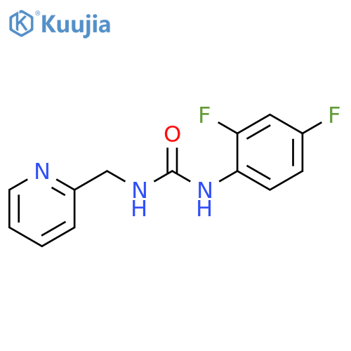 N-(2,4-Difluorophenyl)-N'-(2-pyridinylmethyl)urea structure