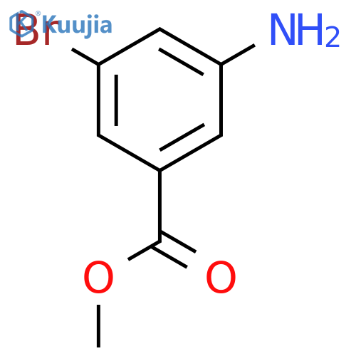 Methyl 3-amino-5-bromobenzoate structure