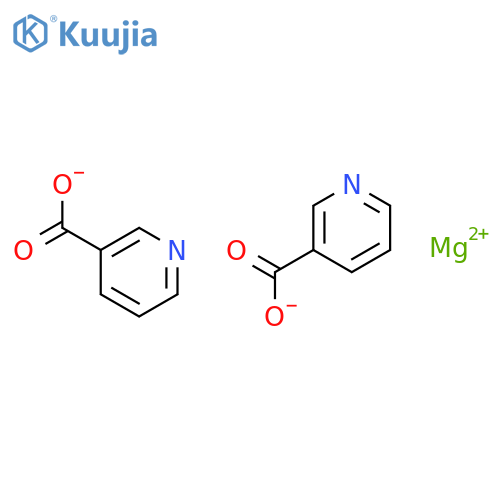 3-Pyridinecarboxylic acid magnesium salt structure