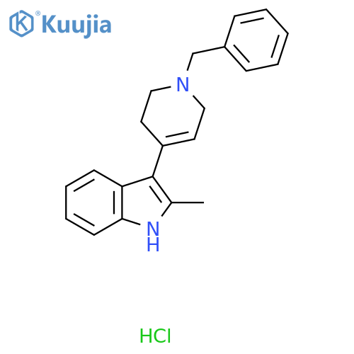 3-(1-Benzyl-1,2,3,6-tetrahydropyridin-4-yl)-2-methyl-1h-indole hydrochloride structure
