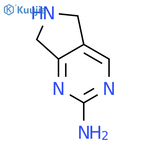5H,6H,7H-pyrrolo3,4-dpyrimidin-2-amine structure