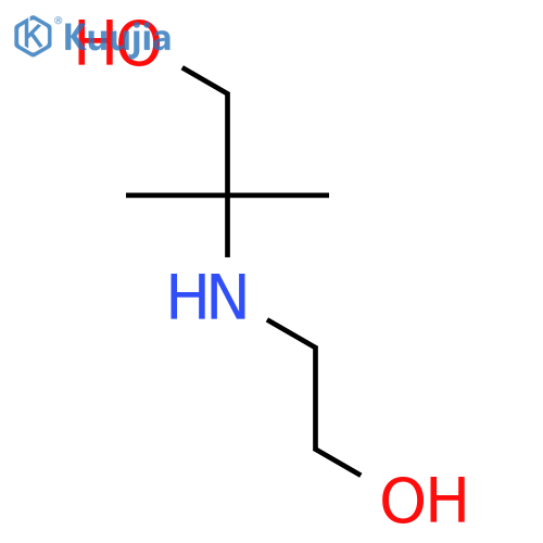 2-(2-hydroxyethyl)amino-2-methylpropan-1-ol structure