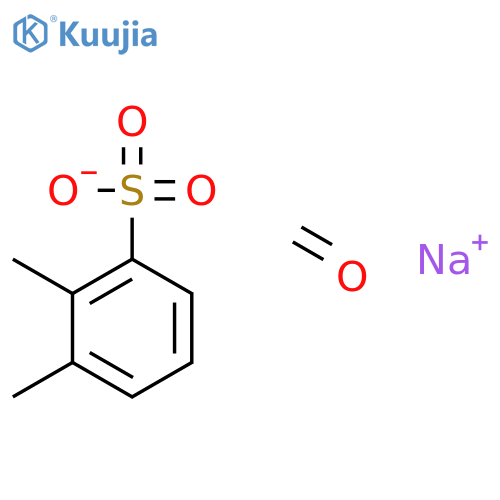 sodium; 2,3-dimethylbenzenesulfonate; formaldehyde structure