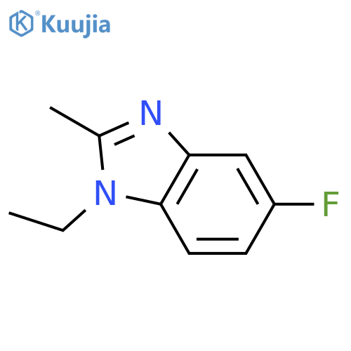 1-Ethyl-5-fluoro-2-methylbenzimidazole structure