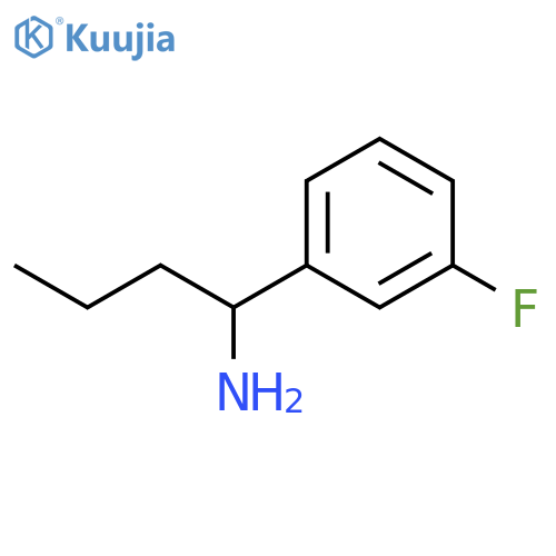 1-(3-FLUOROPHENYL)BUTAN-1-AMINE structure