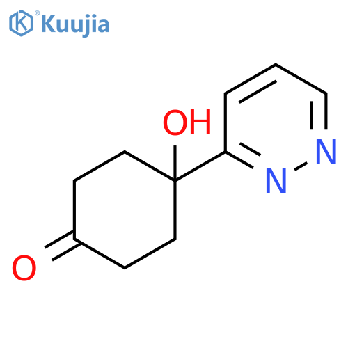 4-hydroxy-4-(3-pyridazinyl)-Cyclohexanone structure
