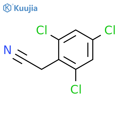 (2,4,6-trichlorophenyl)acetonitrile structure