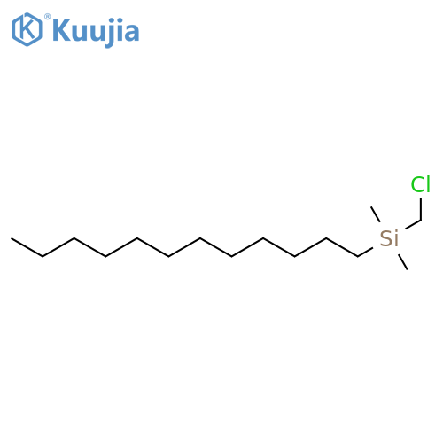 Silane,(chloromethyl)dodecyldimethyl- structure
