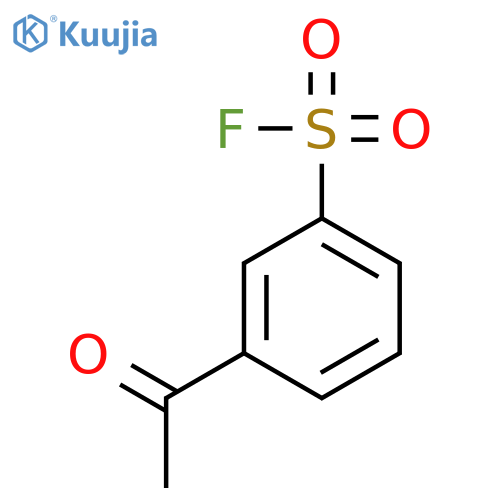 3-acetylbenzene-1-sulfonyl fluoride structure