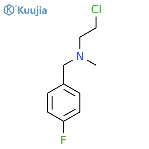 (2-chloroethyl)(4-fluorophenyl)methylmethylamine structure