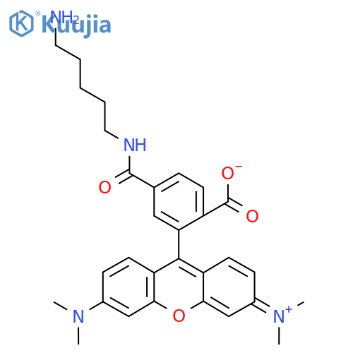 6-TAMRA Cadaverine TFA salt structure