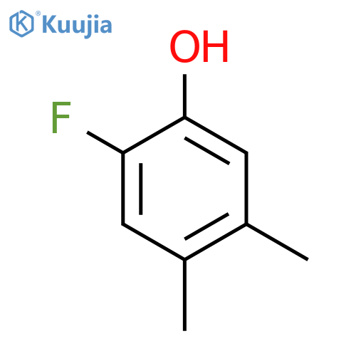 2-Fluoro-4,5-dimethylphenol structure