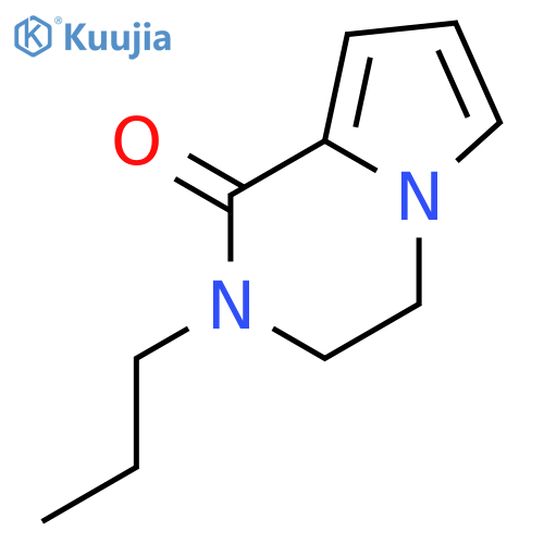 Pyrrolo[1,2-a]pyrazin-1(2H)-one,3,4-dihydro-2-propyl- structure