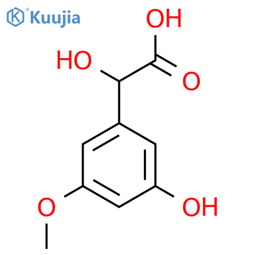 3-Hydroxy-5-methoxymandelic acid structure