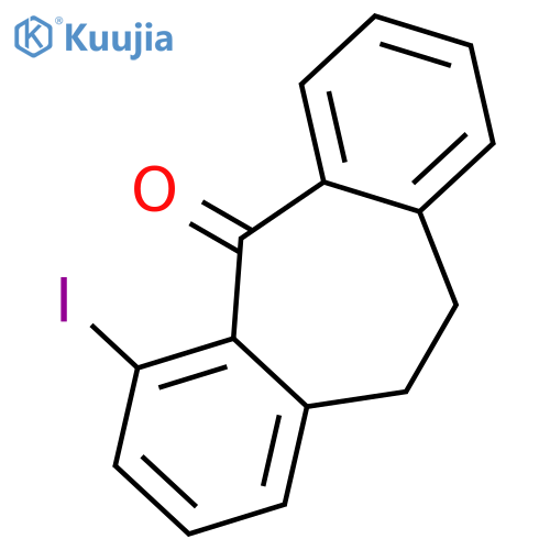 5H-DIBENZO[A,D]CYCLOHEPTEN-5-ONE, 10,11-DIHYDRO-4-IODO- structure