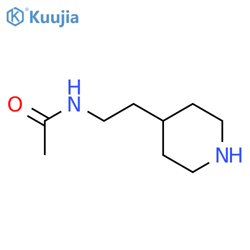 N-(2-piperidin-4-ylethyl)acetamide structure
