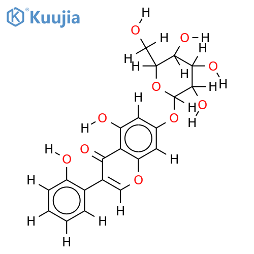 7-O-beta-D-Glucopyranoside-2',5,7-Trihydroxyisoflavone structure
