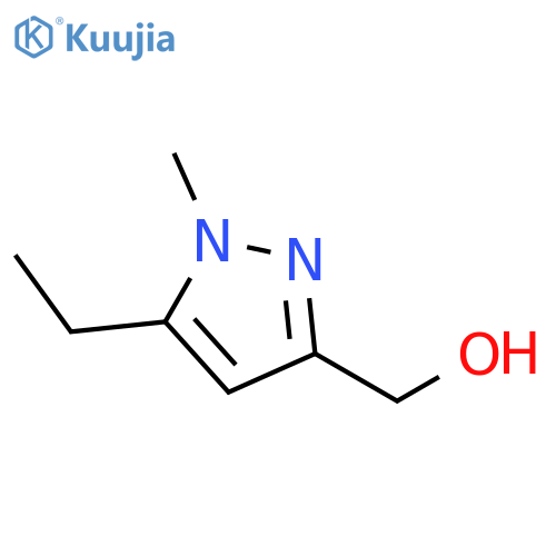(5-ethyl-1-methyl-1H-pyrazol-3-yl)methanol structure