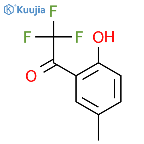 2,2,2-trifluoro-1-(2-hydroxy-5-methylphenyl)ethan-1-one structure