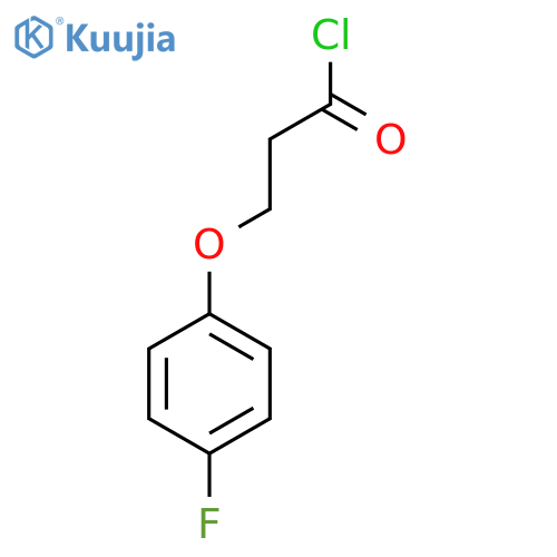 3-(4-Fluorophenoxy)propanoyl chloride structure