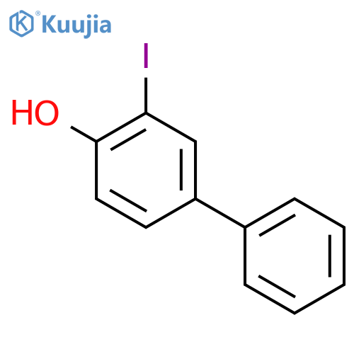 4-Hydroxy-3-iodo-biphenyl structure