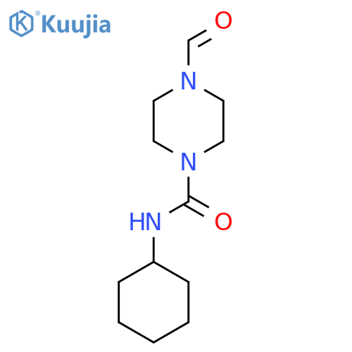 N-Cyclohexyl(4-formylpiperazinyl)formamide structure