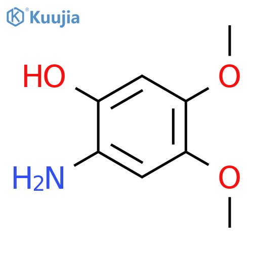 2-amino-4,5-dimethoxyphenol structure