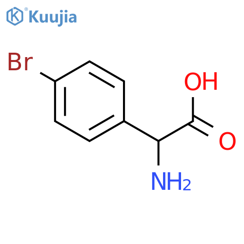 2-Amino-2-(4-bromophenyl)acetic Acid structure