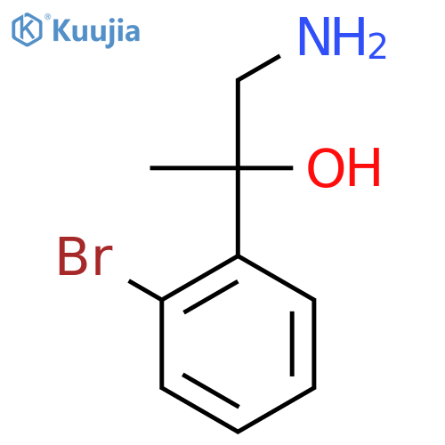 1-Amino-2-(2-bromophenyl)propan-2-ol structure