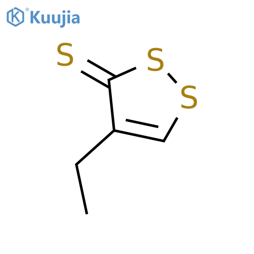 3H-1,2-Dithiole-3-thione, 4-ethyl- structure