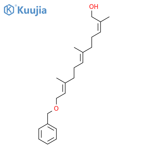 (2E,6E,10E)-2,6,10-Trimethyl-12-(phenylmethoxy)-2,6,10-dodecatrien-1-ol structure