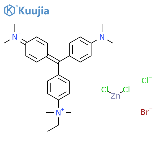 Methyl green, zinc chloride structure