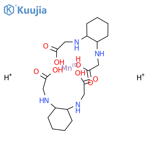 (1,2-diaminocyclohexane)-tetrakis(acetato)manganate structure