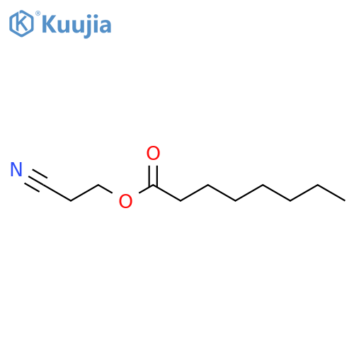OCTANOIC ACID, 2-CYANOETHYL ESTER structure